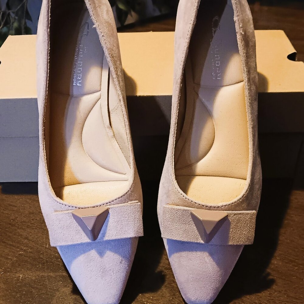 Tan Suede Flats